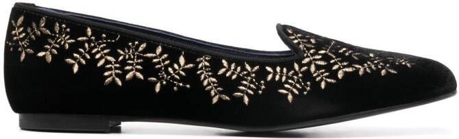 10 CORSO COMO x Castañer Hojas velvet slippers Black