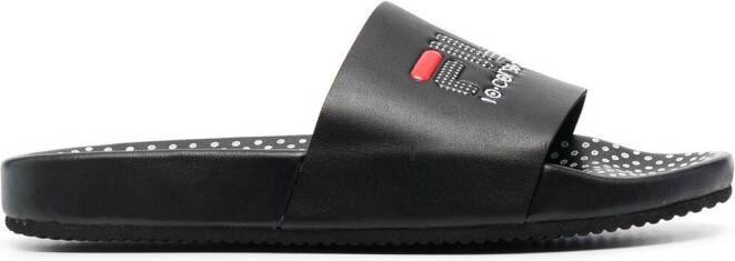 10 CORSO COMO x Fila polka-dot slides Black