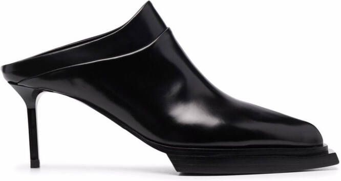1017 ALYX 9SM leather 85mm mules Black