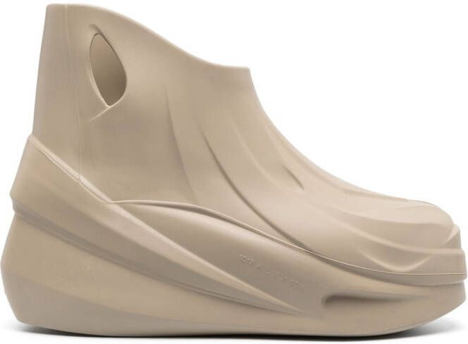 1017 ALYX 9SM Mono ankle wedge boots Neutrals