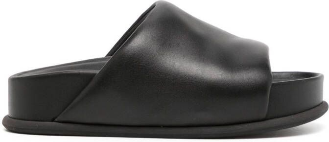 3.1 Phillip Lim Freida Pillow platform slides Black
