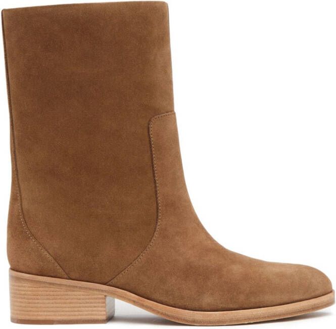 3.1 Phillip Lim Lucien 40mm suede boots Brown