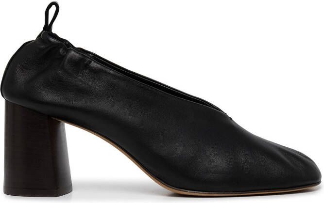 3.1 Phillip Lim Nadia elasticated leather pumps Black