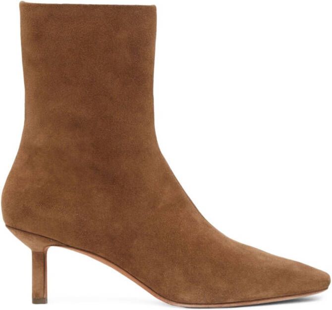 3.1 Phillip Lim Nell 65mm suede boots Brown