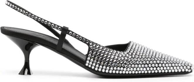 3juin 65mm crystal-embellished pumps Black