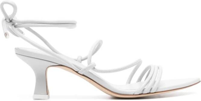 3juin Dafne Pulp 55mm leather sandals Grey