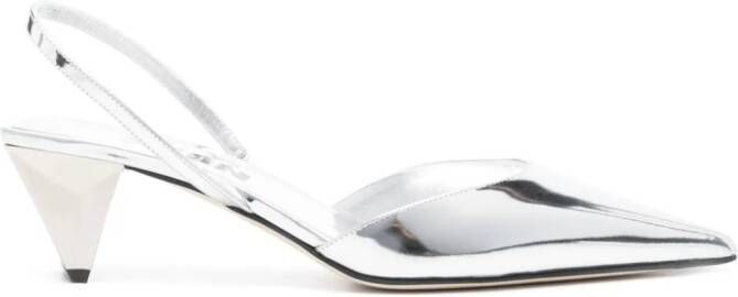 3juin Mariel Vegas 50mm pumps Silver