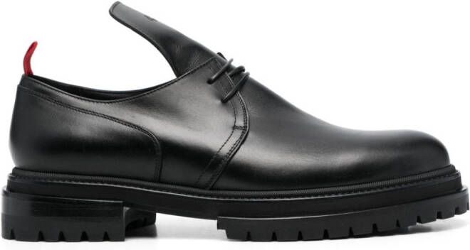 424 embossed-logo brogues Black