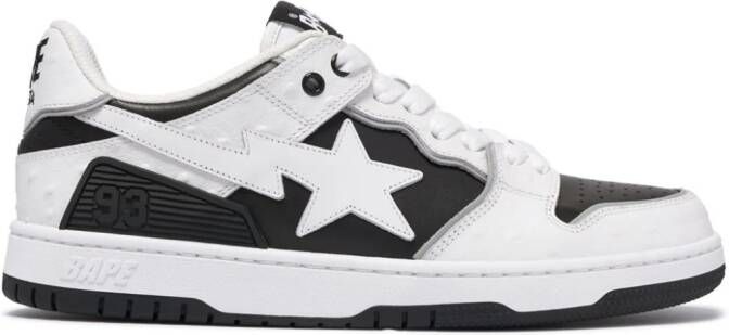 A BATHING APE SK8 two-tone sneakers Black