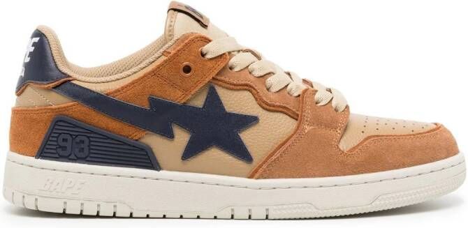 A BATHING APE Bape Sk8 STA #4 M1 sneakers Brown