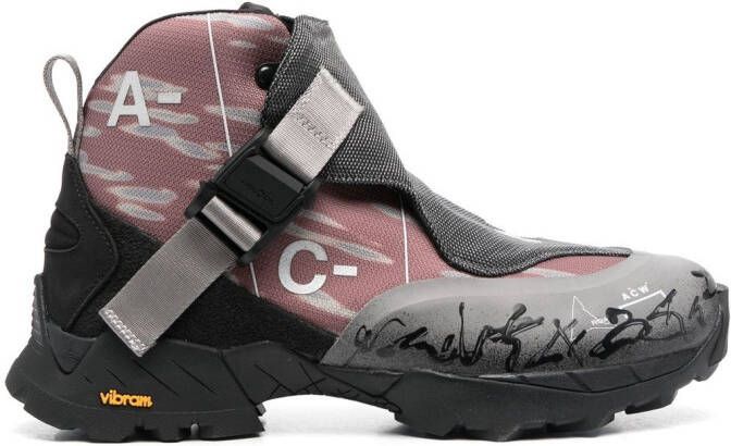 A-COLD-WALL* x ROA Andreas buckle-fastening boots Black