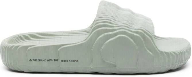 Adidas Adilette 22 chuncky-sole slides Green