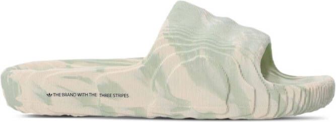 Adidas Adilette 22 logo-print slides White - Picture 2