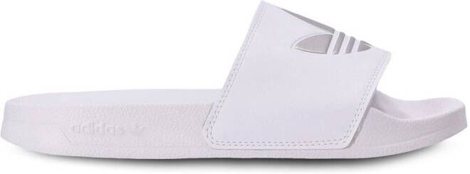 Adidas Adilette Lite trefoil-logo slides White