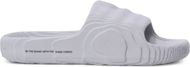 Adidas Island Club Adilette 22 ribbed slides White - Picture 2