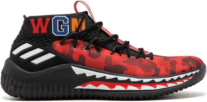 Adidas x Pharrell Williams Solar Hu Glide "Friends and Family" sneakers Red - Picture 12