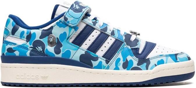 Adidas Forum '84 Low "Bape 30th Anniversary Blue Camo" sneakers