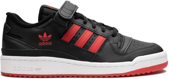 Adidas Forum low-top sneakers Core Black Vivid Red Cloud Whitw - Picture 3
