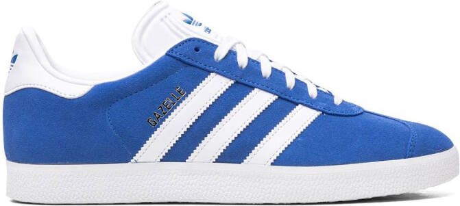 Adidas Gazelle "Blue Cloud White Gold Metallic" sneakers