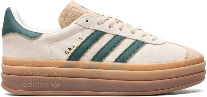 Adidas Gazelle Bold "Cream Collegiate Green" sneakers Neutrals - Picture 2