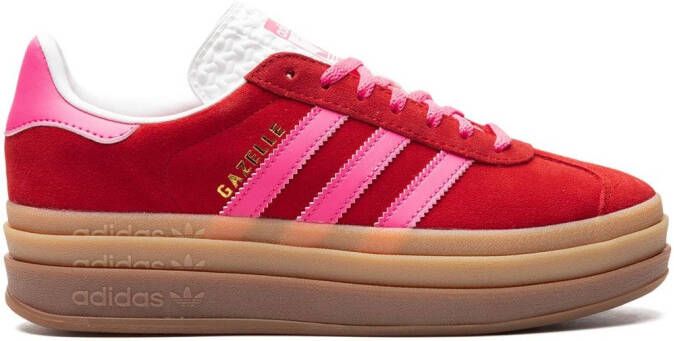 Adidas Gazelle Bold leather sneakers Red