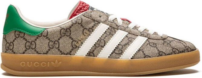 Adidas Gucci Gazelle "GG Monogram Biege" sneakers Neutrals - Picture 3
