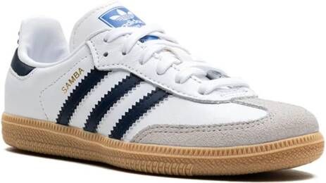 Adidas Kids Samba OG "White Indigo Gum" sneakers