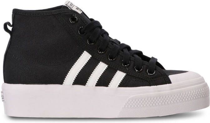 Adidas Nizza platform mid-top sneakers Black