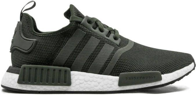 Adidas x Billionaires Club x Pharrell Williams NMD Hu "Plaid Pack Green" sneakers - Picture 2