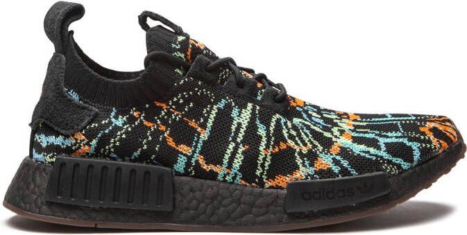 Adidas NMD_R1 Primeknit "Glitch" sneakers Black - Picture 2