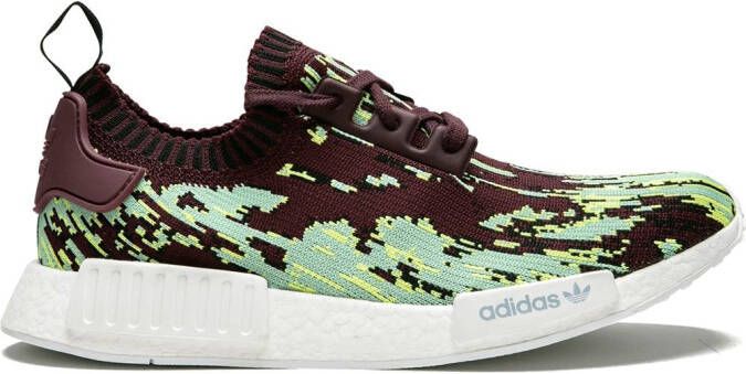 Adidas x Sneakersnstuff NMD R1 Primeknit Datamosh 2.0 "Maroon" sneakers Brown - Picture 5