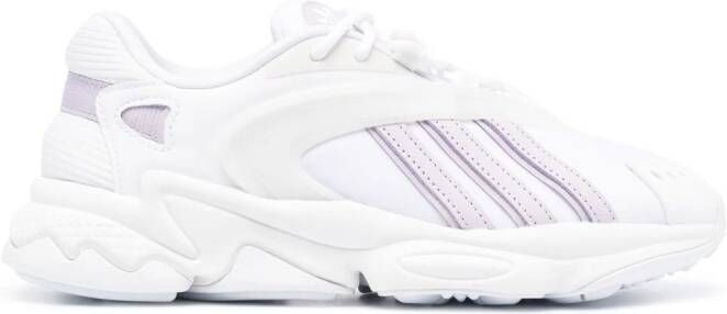 Adidas panelled crocodile-effect low-top sneakers Neutrals - Picture 5