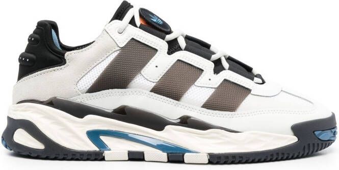 Adidas panelled-design low-top sneakers Black