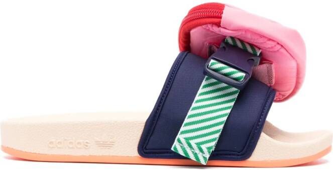 Adidas smile-print panelled low-top sneakers White - Picture 3