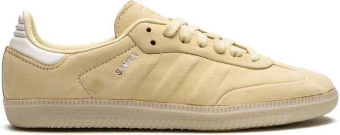 Adidas Samba leather sneakers Yellow - Picture 2