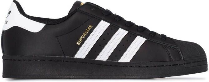 Adidas Superstar "Black White" low-top sneakers - Picture 2