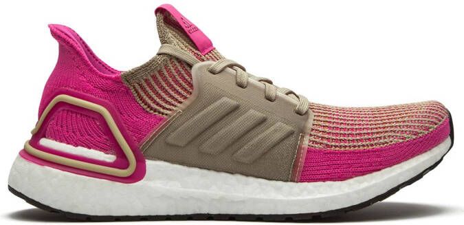 Adidas Ultraboost 19 "Core Black Soft Vision Solar Red" sneakers Grey