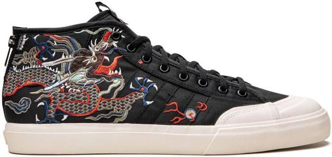 Adidas x Footpatrol x Juice Matchcourt Mid SE sneakers Black - Picture 6