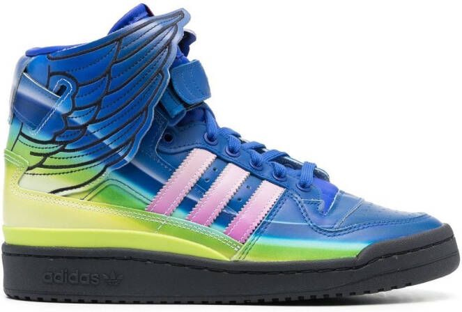 Adidas x Jeremy Scott Forum-Wings 4.0 sneakers Blue