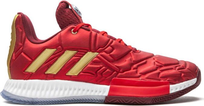Adidas x Marvel Harden Vol. 3 J "Iron " sneakers Red - Picture 2