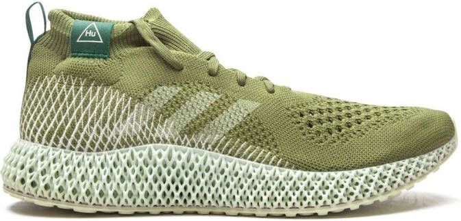 Adidas x Pharrell Williams 4D Runner "Tech Olive" sneakers Green - Picture 7