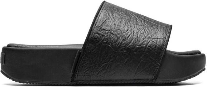 Y-3 "Black Black Core White" slides