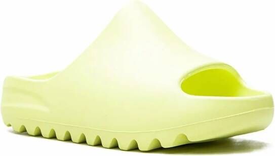 Adidas Yeezy Kids Yeezy "Glow" slides Yellow