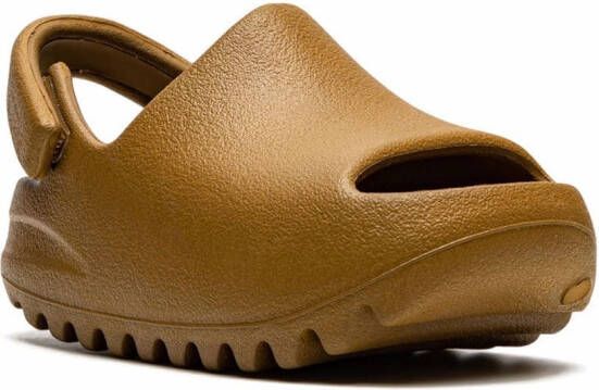 Adidas Yeezy Kids Yeezy "Ochre" clogs Brown