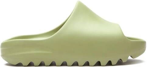 Adidas Yeezy Kids Yeezy ridged slides Green