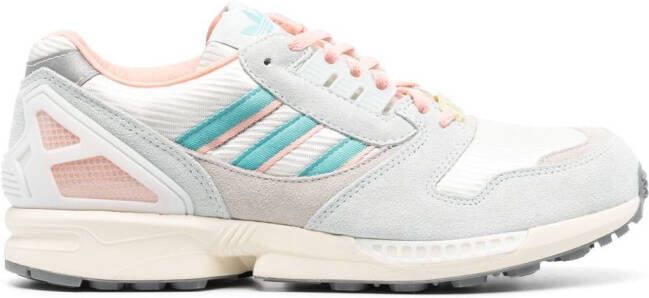 Adidas Stan Smith crochet-panelling sneakers Neutrals