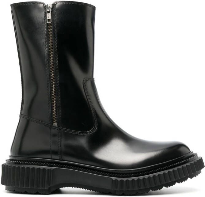 Adieu Paris Type 184 polished ankle boots Black