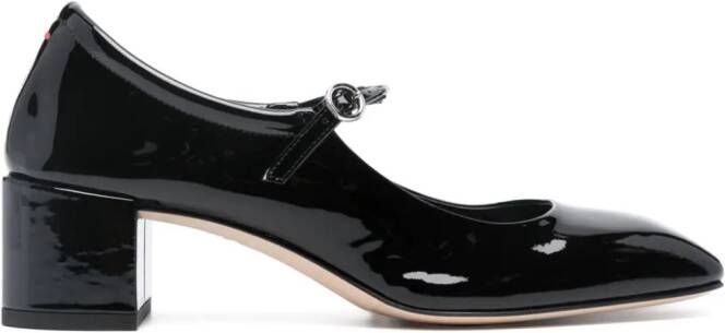 Aeyde Aline 45mm leather pumps Black