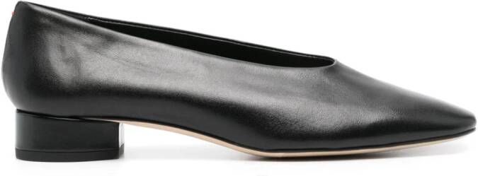 Aeyde Delia 25mm leather pumps Black