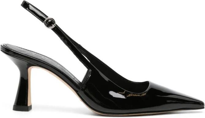Aeyde Fernanda 75mm slingback pumps Black